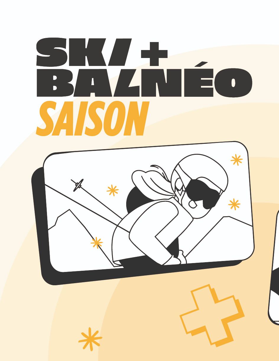 Affiche Ski + Balnéo Saison