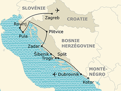 Grand tour de Croatie